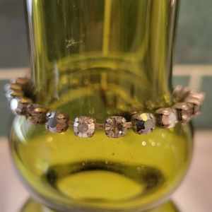 Mariana jewel rhinestone pewter gray bracelet